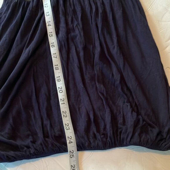 Soprano orange and navy spaghetti strap dress Sz M - Picture 9 of 13